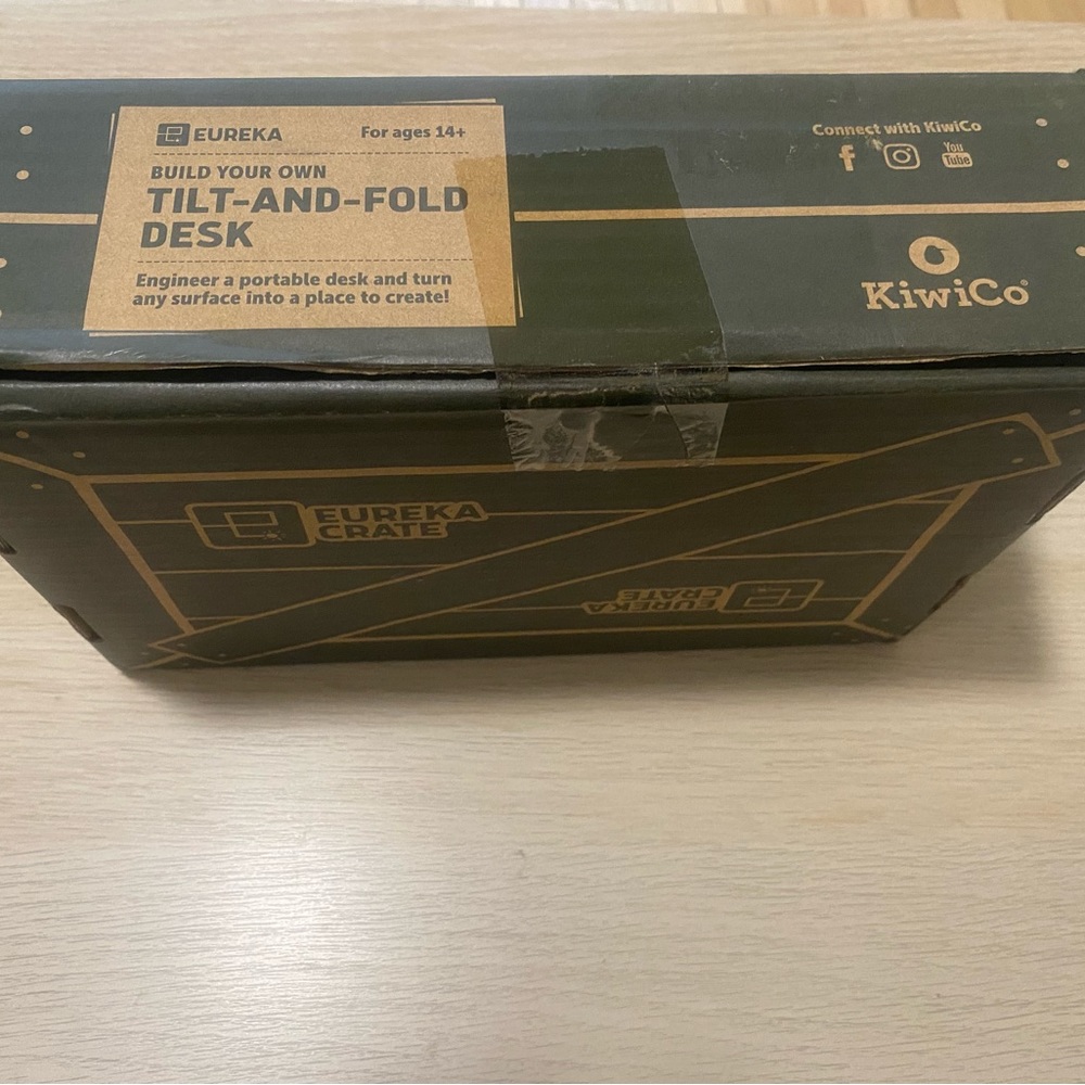 KIWICO Eureka box DIY Tilt and fold desk